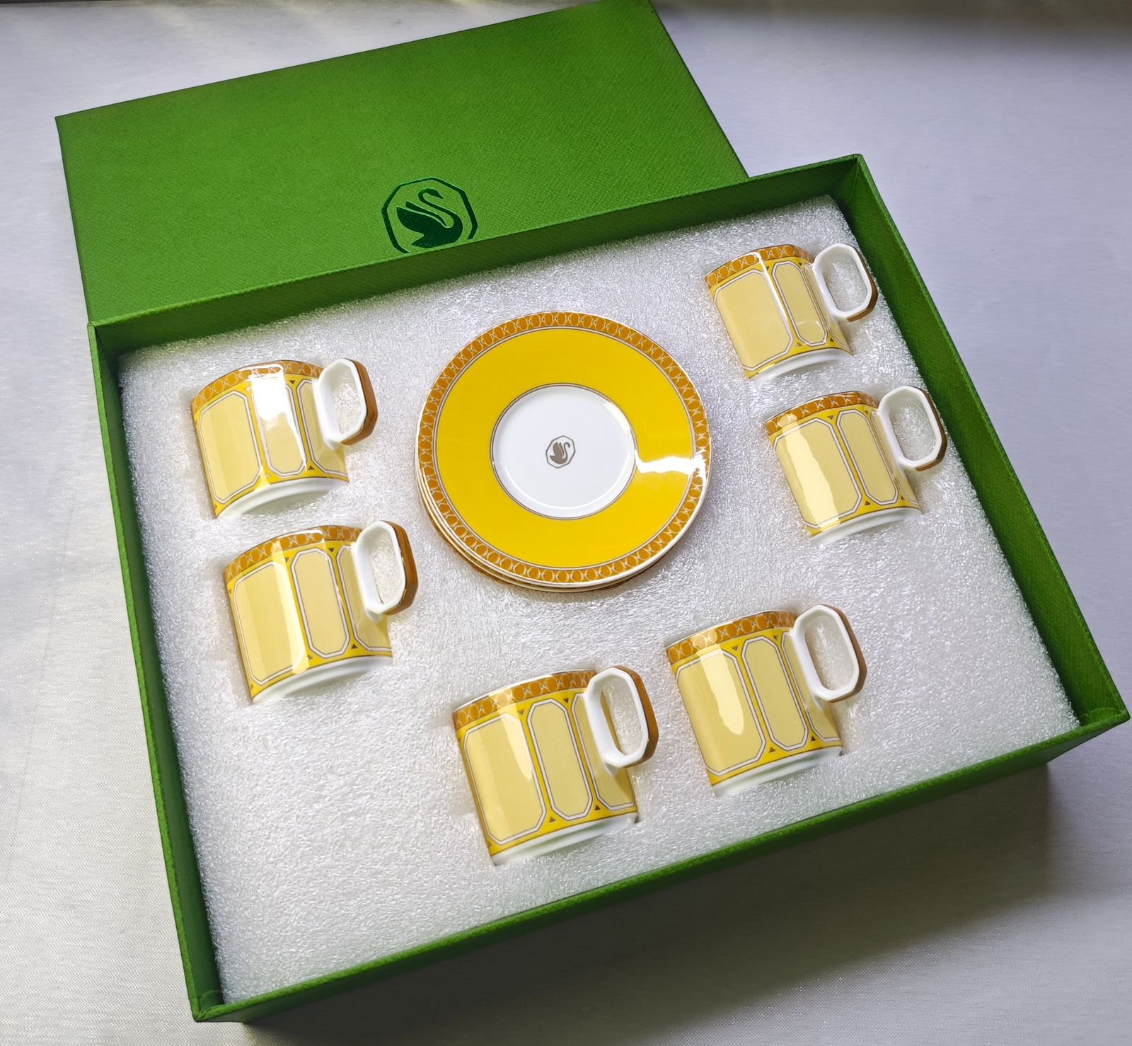 Swarovski Turkish coffee set of six cups with saucers available with many colors - Image 18 of 18